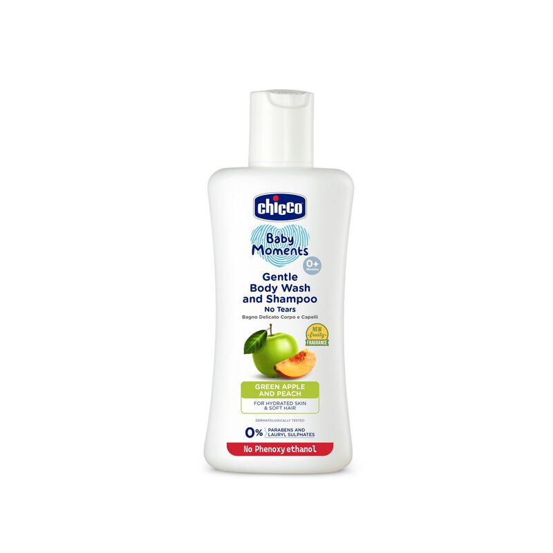 Gentle Bodywash & Shampoo Green Apple (100ml) image number 0